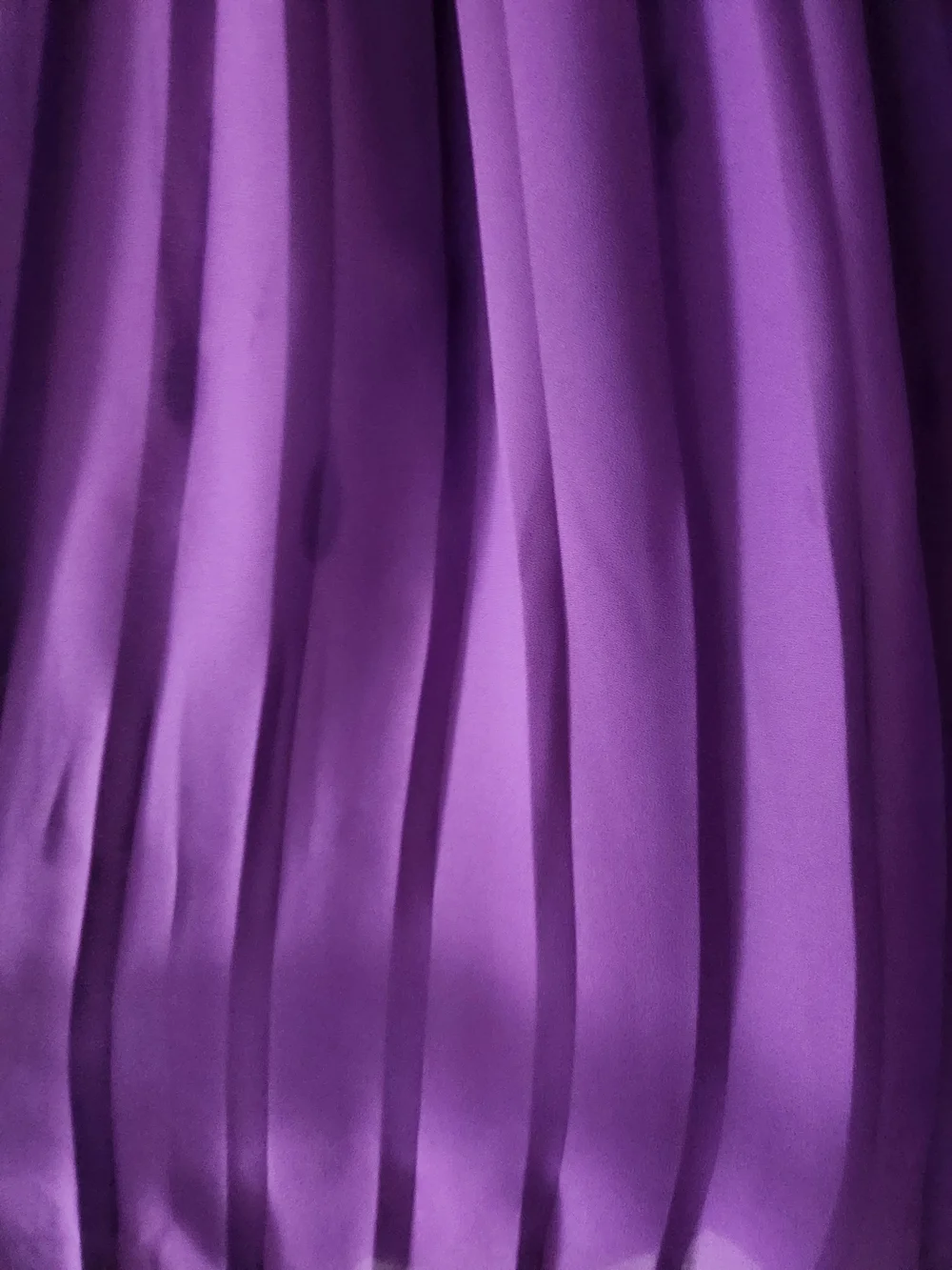80s deadstock ESPRIT pleated skirt, Midi length, medium, purple, polyester